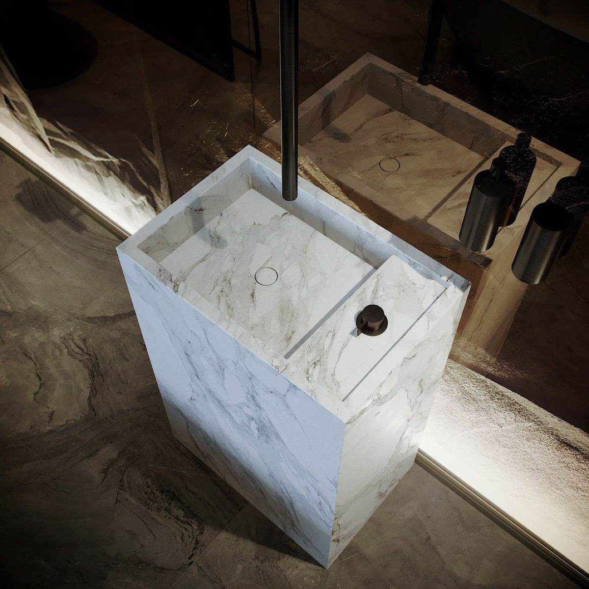 Marble Pedestal Sink